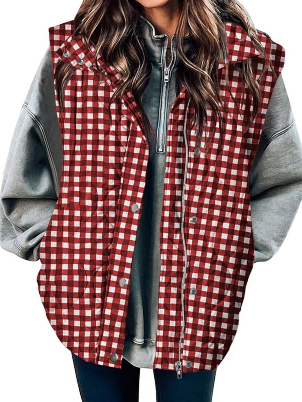 Lightweight Cropped Puffer Vest for Women | Quilted Sleeveless Jacket, Stylish
